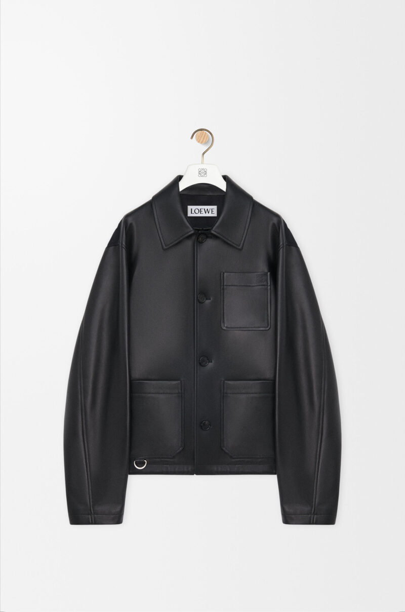 Workwear Jacket In Nappa Lambskin