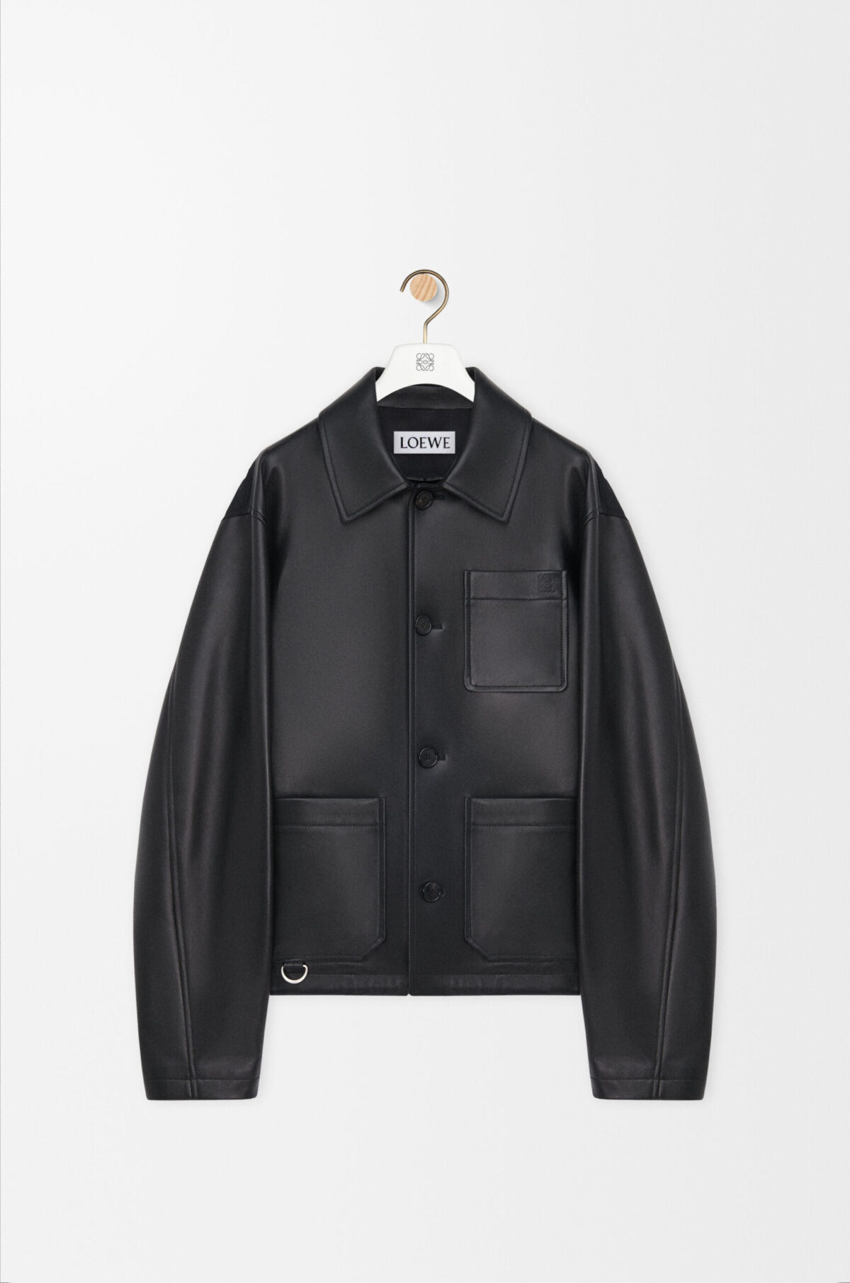 Workwear Jacket In Nappa Lambskin