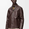 Workwear Jacket In Nappa Lambskin