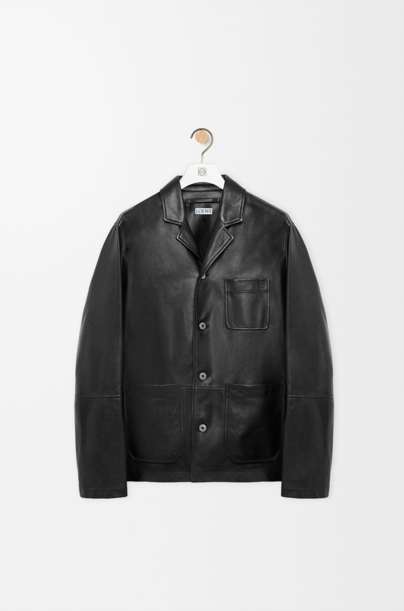 Workwear Jacket In Nappa Lambskin