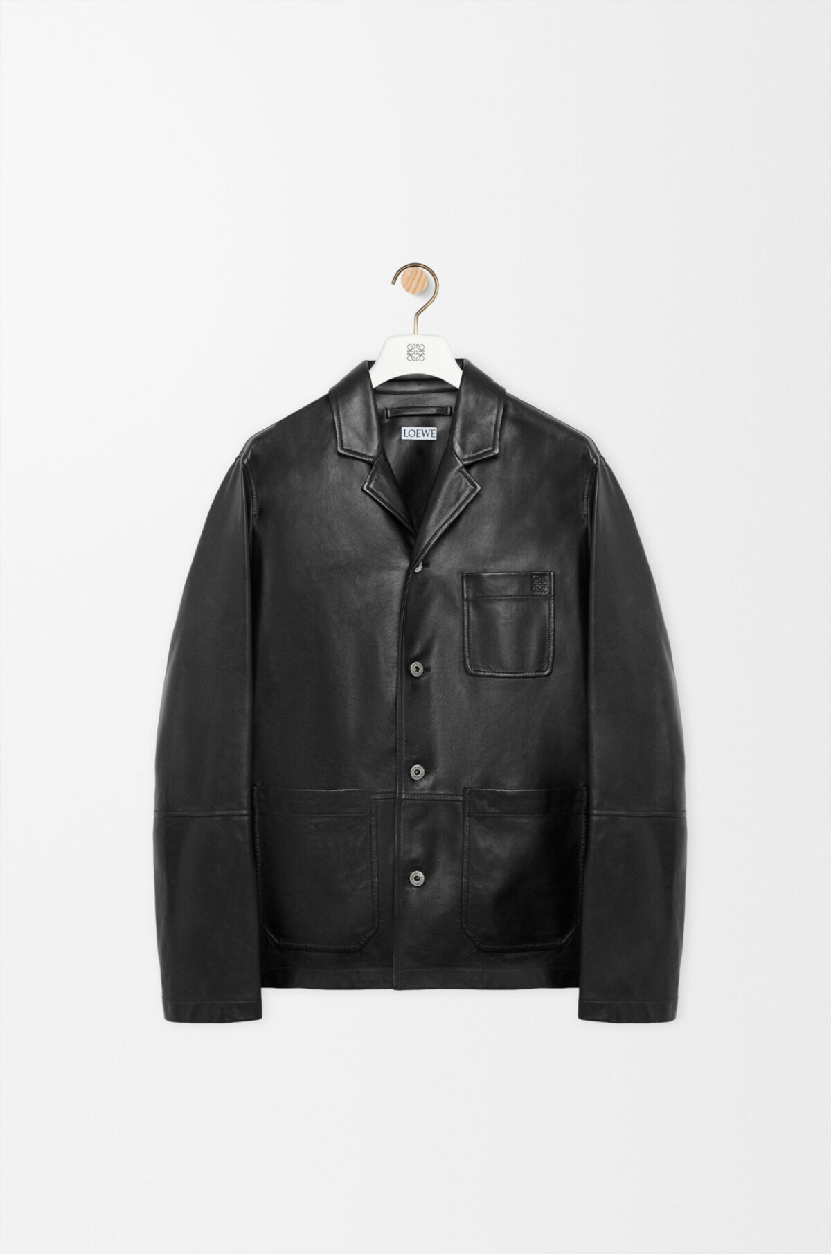 Workwear Jacket In Nappa Lambskin