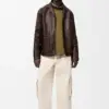 Workwear Jacket In Nappa Lambskin