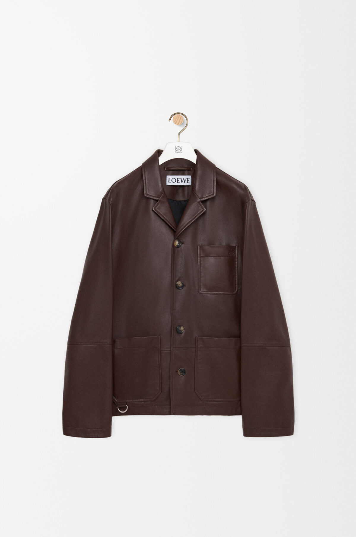 Workwear Jacket In Nappa Lambskin