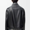 Zip Up Jacket In Nappa Lambskin