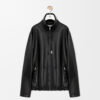 Zip Up Jacket In Nappa Lambskin