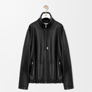 Zip Up Jacket In Nappa Lambskin