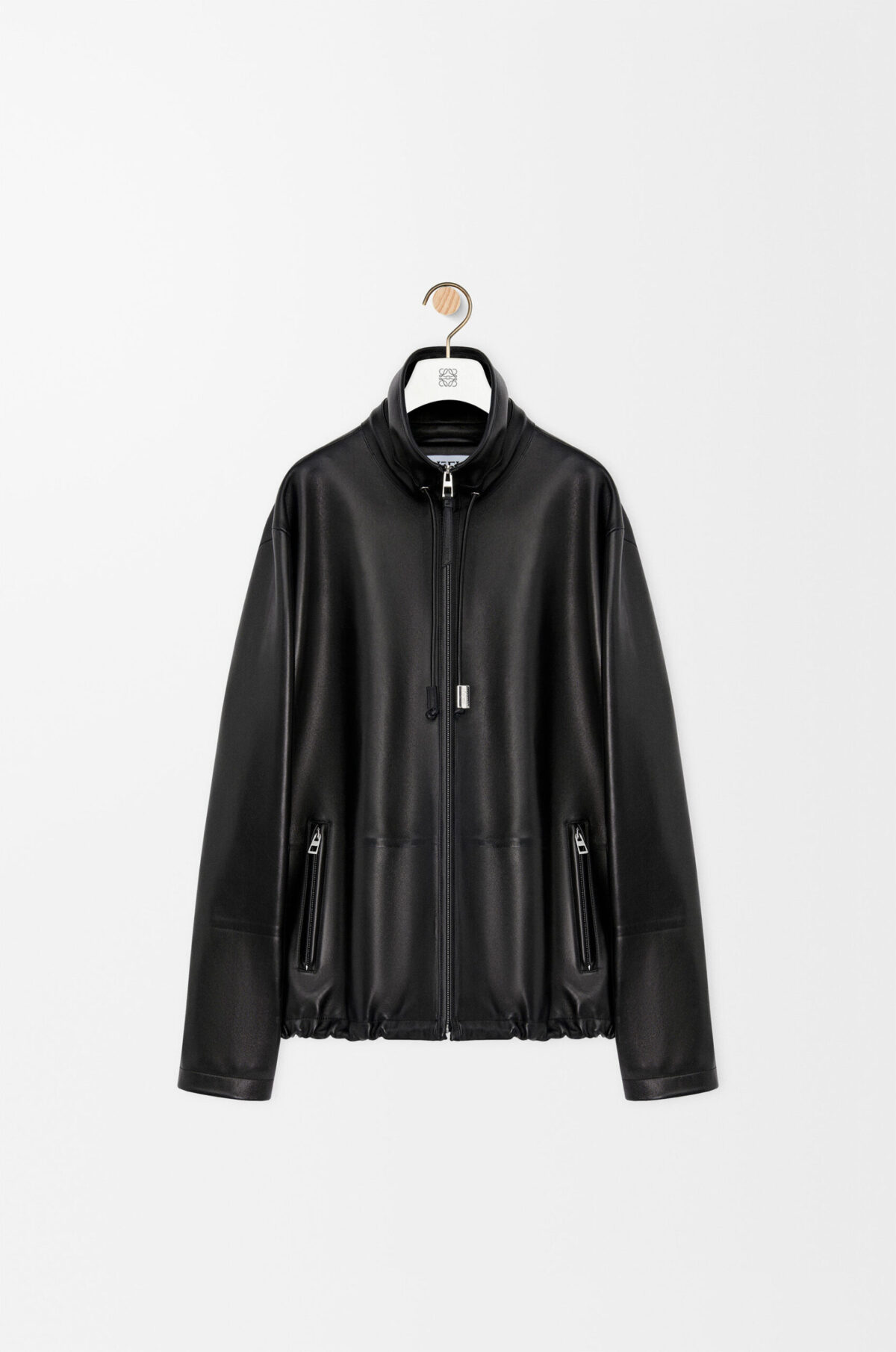 Zip Up Jacket In Nappa Lambskin