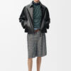 Zip Up Jacket In Nappa Lambskin