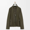 Zip Up Jacket In Nappa Lambskin