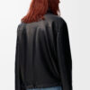 Zip Up Jacket In Nappa Lambskin