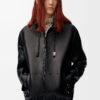 Zip Up Jacket In Nappa Lambskin