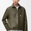 Zip Up Jacket In Nappa Lambskin