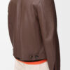 Zip Up Jacket In Nappa Lambskin