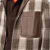 Zip Up Jacket In Nappa Lambskin