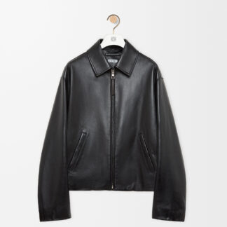 Zip Up Jacket In Nappa Lambskin