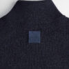 Zipped Jacket Navy Blue Lambskin