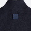 Zipped Jacket Navy Blue Lambskin